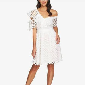 White Dress CeCe by Cynthia Steffe Cutout